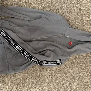 Grey guess hoodie